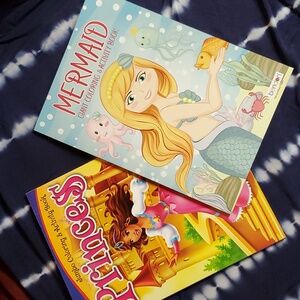 Mermaid & Princess Coloring &‎ Activity Books